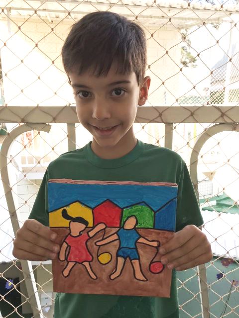 Capa de Praticando arte! – 1º ano B manhã