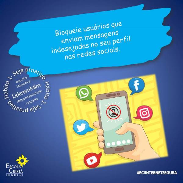 Capa de Internet responsável – Pratique os 7 hábitos