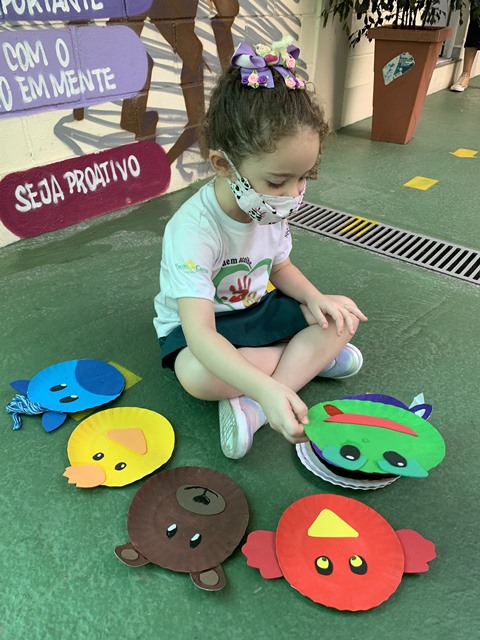 Capa de O Brown Bear fez sucesso entre as turmas do Infantil da Escola Cristã