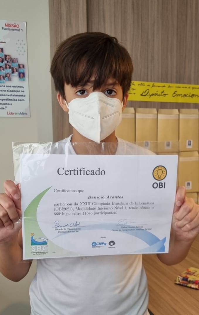 Capa de Alunos da Escola Cristã Jundiaí são classificados na fase final da OBI-2021