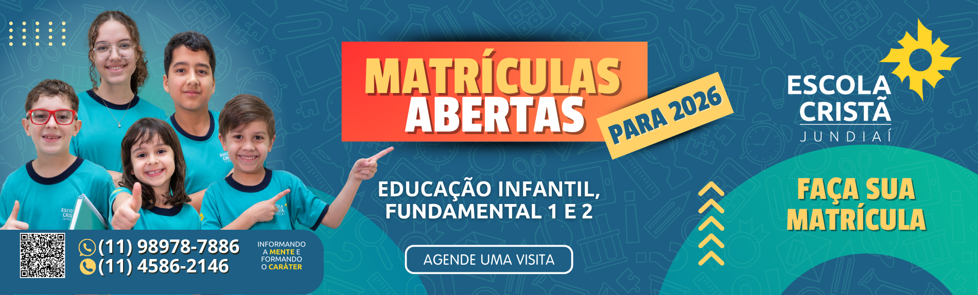 Matricule-se agora