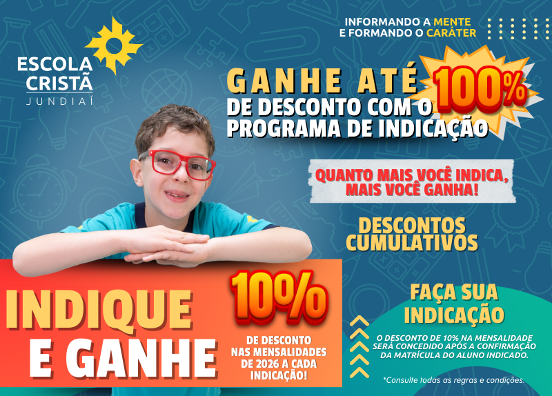 Sua indicação vale 10% de Desconto