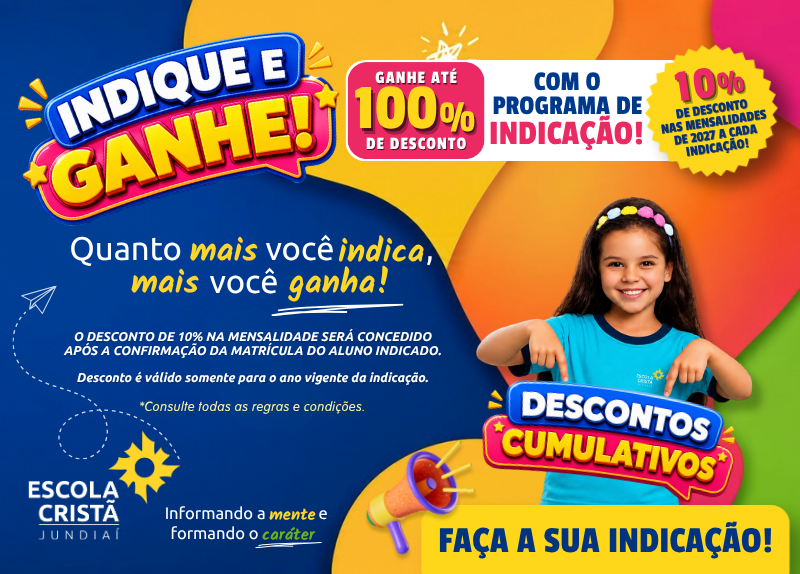 Sua indicação vale 10% de Desconto