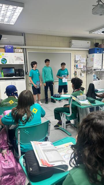 Foto de Alunos do 8º Ano promovem Ação Contra o Bullying e Inspiram as turmas do 4º e 5º ano