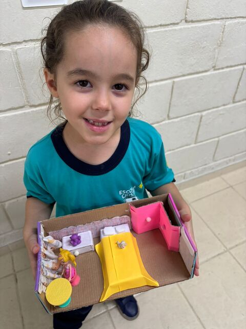 Foto de Criatividade em Alta: Alunos do 1º Ano constroem maquetes de casa!