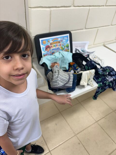 Foto de Caixa de Memórias: Alunos do 1º Ano A encerram o capítulo sobre identidade